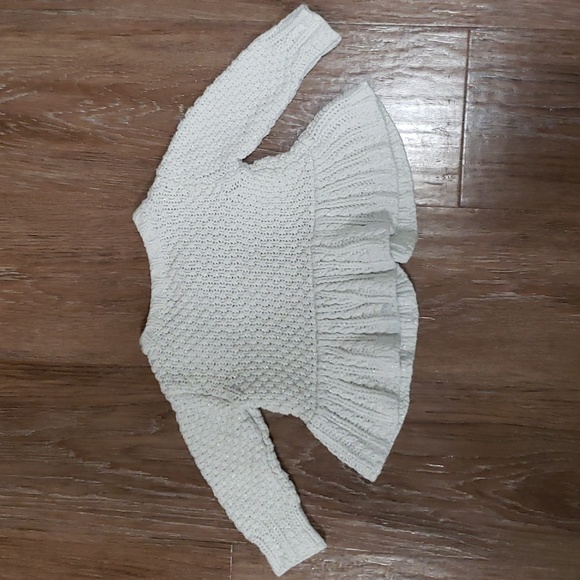 (3-6M) Cynthia Rowley Baby Crochet Flower Sparkly Knit Cottagecore Weave - Picture 8 of 8